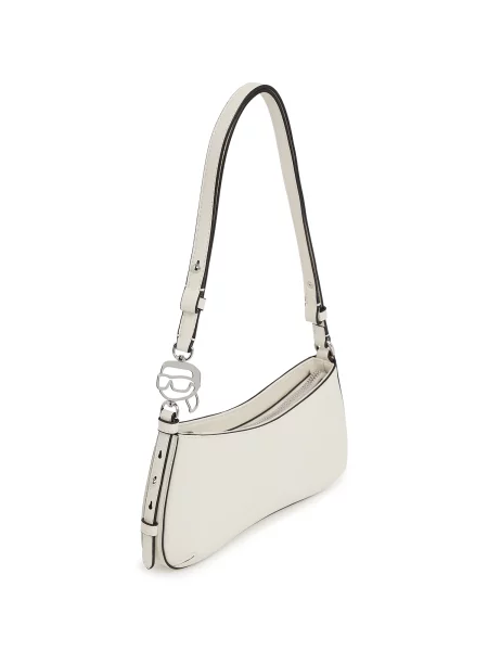 Geanta crossbody Karl Lagerfeld alb