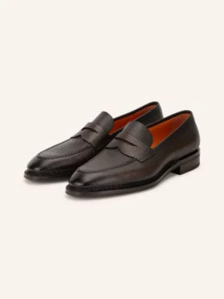 Santoni Penny Mokasíny Opus tmavě hnědá