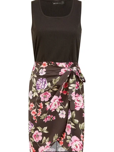 Mela London Rochie mai multe culori negru