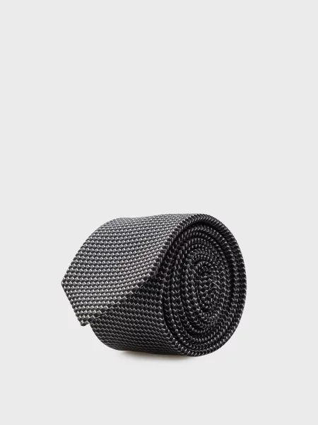 Шовкова краватка Karl Lagerfeld чорна