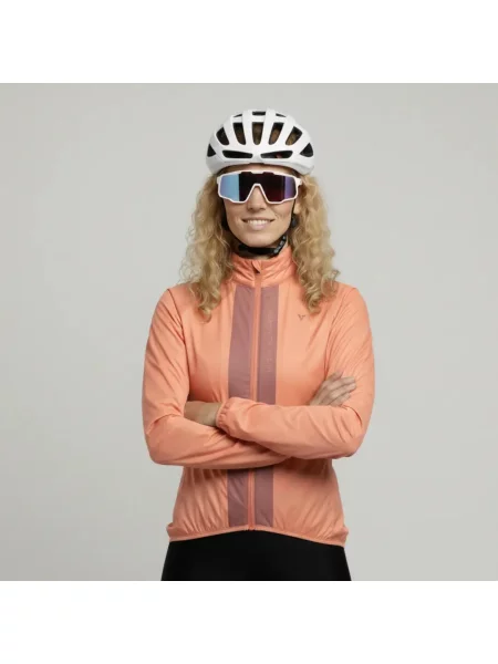 Kurtka rowerowa Silvini Gela pomarańczowa