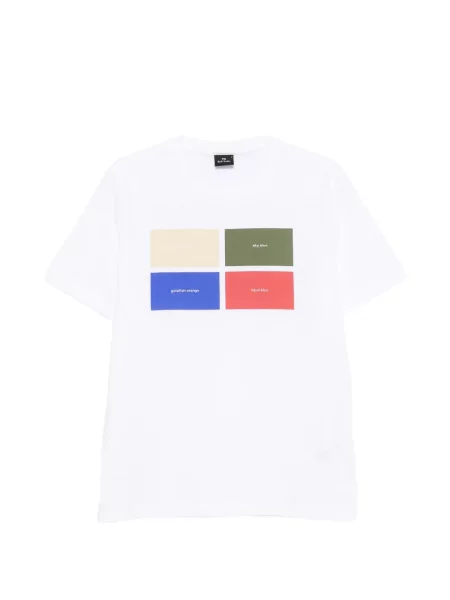 Tricou Ps Paul Smith cu imagine alb