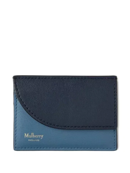 Портмоне Mulberry синьо