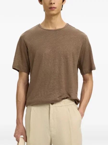 Tricou Selected maro