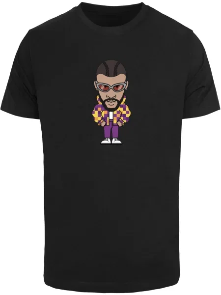 Mister Tee Tricou Grow Up To Stand Out bej închis / galben / lila negru