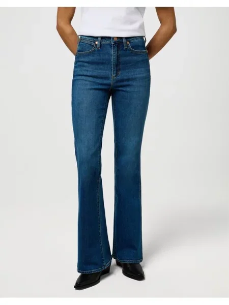Wrangler Τζιν Montana Σκούρο Bootcut Fit μπλε
