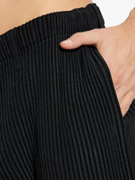 Pantaloni Homme Plisse Issey Miyake plisate negru
