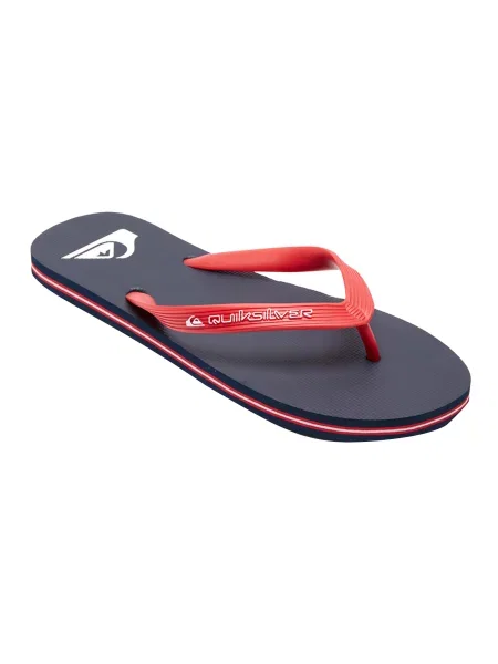 Japonki plażowe Quiksilver Molokai Core czerwone