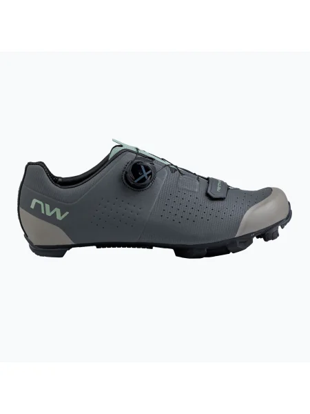 Férfi MTB kerékpáros cipő Northwave Razer dark grey/sage. Méret: EU szürke