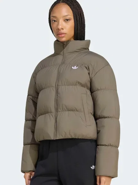Adidas Originals krátká bunda Short Padded zelená