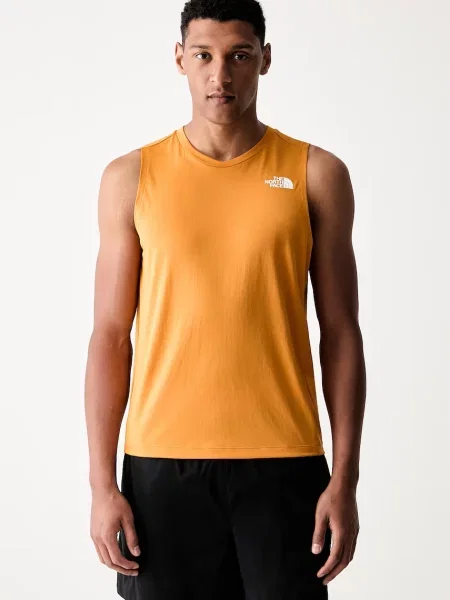 The North Face αθλητική μπλούζα ανδρική πορτοκαλί