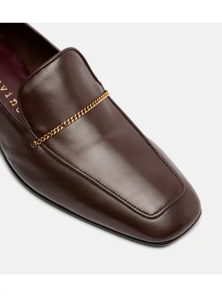 Pantofi cu toc Herbert Levine din piele maro