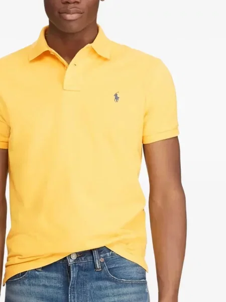 Șosete Polo Ralph Lauren tricotate cu nervuri cu două rânduri de nasturi portocaliu