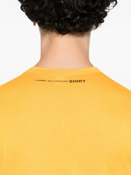 Tricou Comme Des Garçons Shirt galben