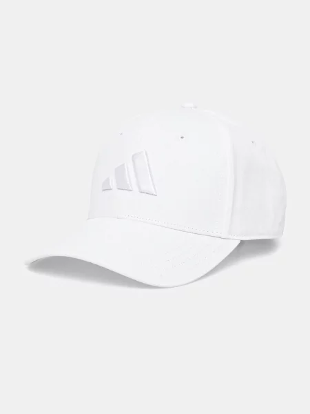 Шапка с козирка adidas BBALL CAP TONAL бежово с апликация бяло