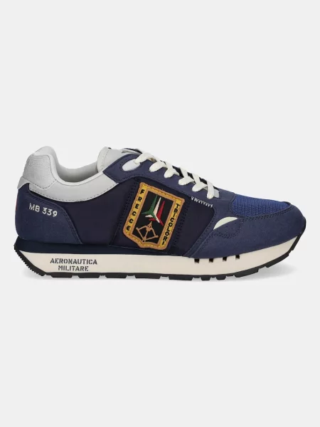 Sneakersy Aeronautica Militare niebieskie