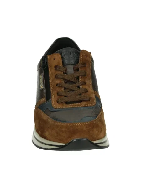 Sneakersy Mephisto zamszowe casual brązowe