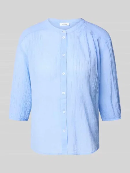 Bluzka koszulowa o kroju relaxed fit z czystej bawełny S.oliver Red Label
