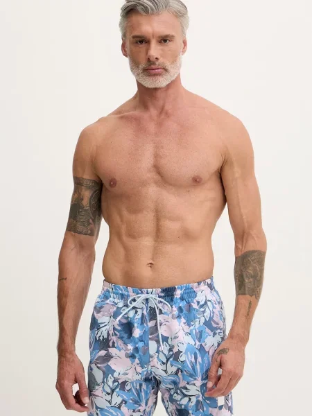 BOSS Pantaloni scurți de baie bărbați Piranha albastru