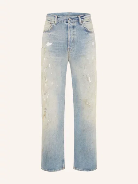Acne Studios Džíny Regular Fit light blue modré