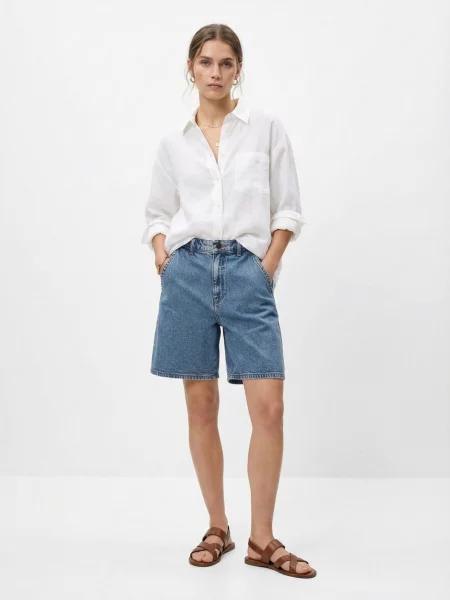Джинсові шорти LTB Jeans бавовна/поліестер/еластан синій