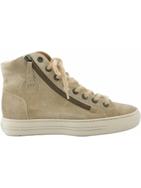 Sneakersy Paul Green skórzane beżowe