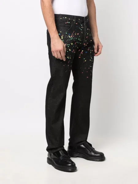 Straight fit džíny Marcelo Burlon County Of Milan černé