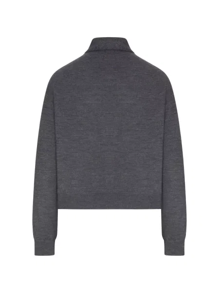 Cardigan Miu Miu de lână gri