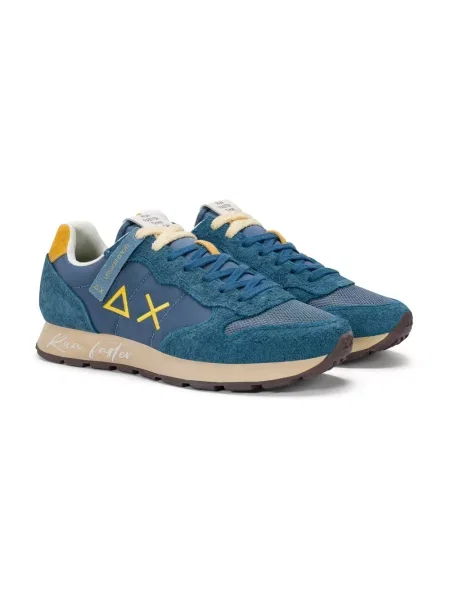 Sneakersy Sun68 retro niebieskie