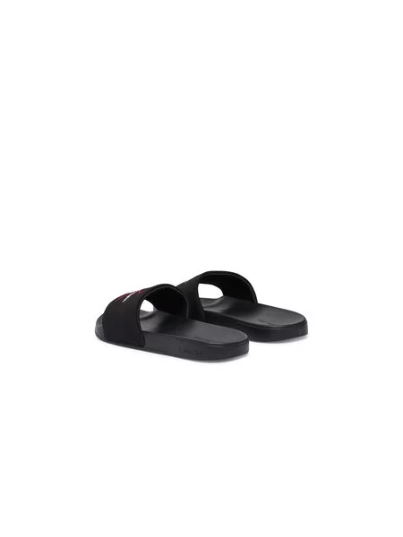 Pánske šľapky Calvin Klein Ess black/rhubarb čierna