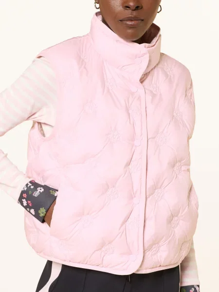Marc Cain Oboustranná Péřová Bunda chalk pink