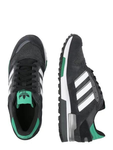 ADIDAS ORIGINALS Nízke tenisky ZX antracitová / limetová / čierna biela
