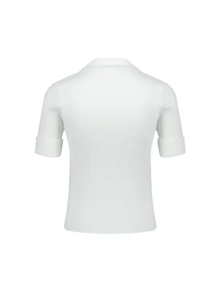 Koszulka polo Courreges biała