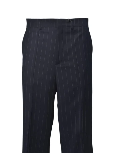 Dryžuotos kelnės Nineminutes mėlyna