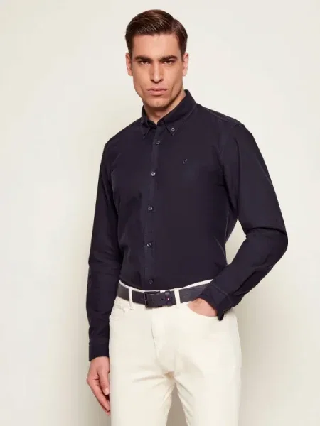 BOSS BLACK Cămașă albastru