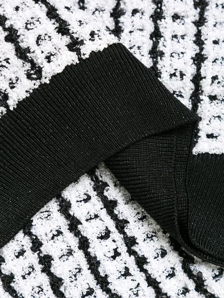 Pletená vesta Chanel Pre-owned černá