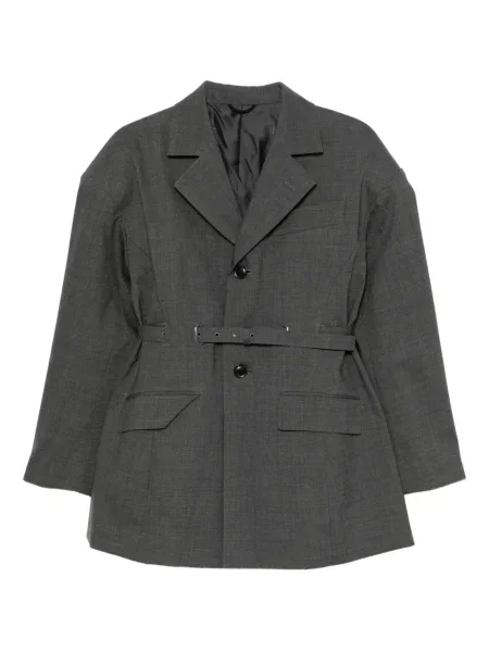 Marynarka Toga w tropikalny nadruk szara