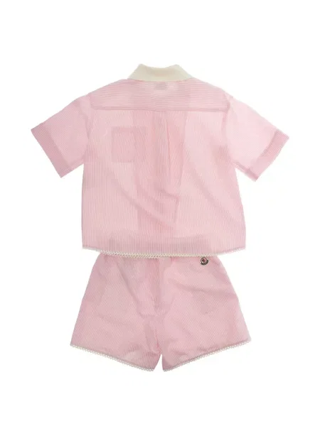Szorty dziecięce Moncler Enfant różowe