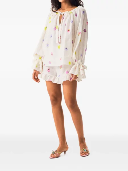 Pantaloni scurți Sleeper cu model floral cu imagine