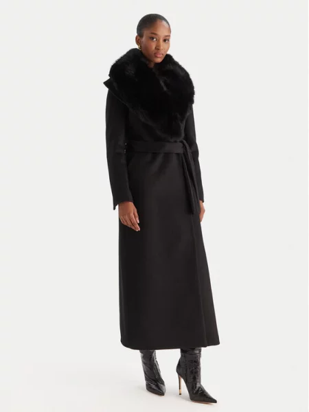 YES LONDON Вовняне пальто чорний