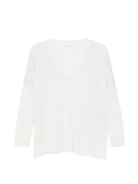 Top Absolut Cashmere z kaszmiru z dekoltem w serek