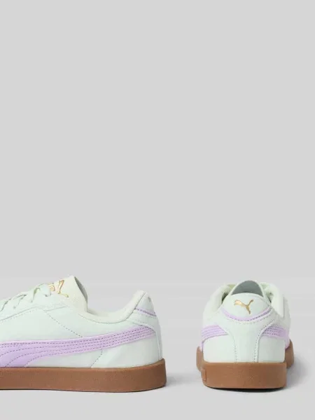 Sneakersy z naturalnej skóry bydlęcej model Era Suede' Puma miętowe