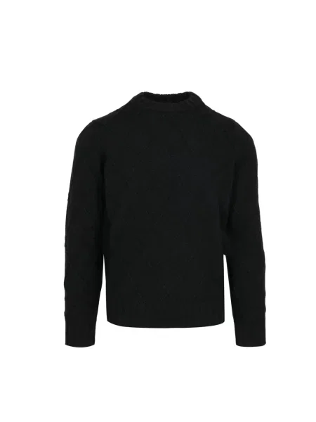 Sweter Filippo De Laurentiis wełniany czarny