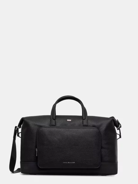 TOMMY HILFIGER Geantă de weekend negru