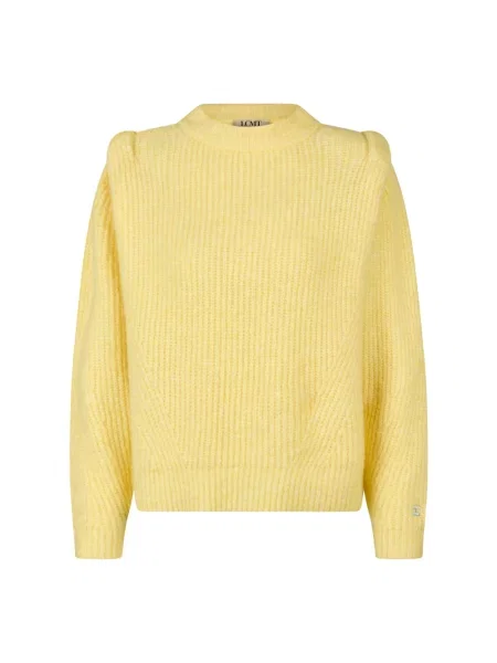 Sweter Lecomte wełniany żółty