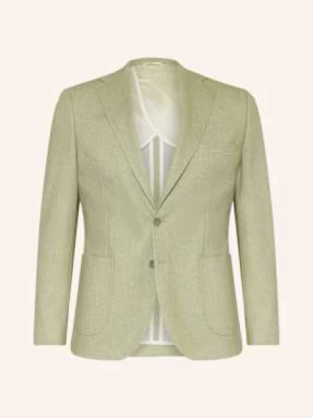 Paul Oblekové Sako Extra Slim Fit Z Žerzeje light green zelené