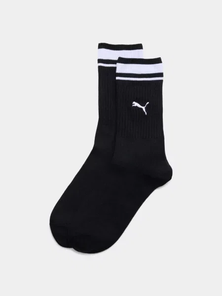 PUMA Unisex Heritage Stripe Шкарпетки Унісекс Комбінований верх чорний