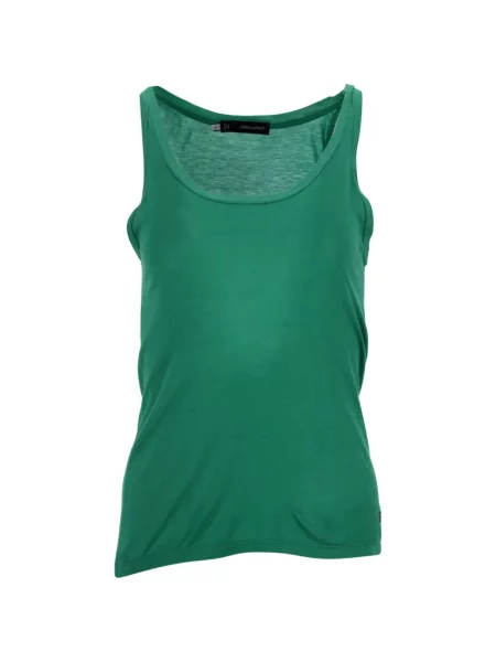 Top Dsquared2 fără mâneci verde