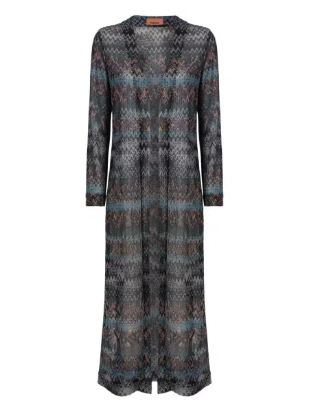Cardigan Missoni lung gri