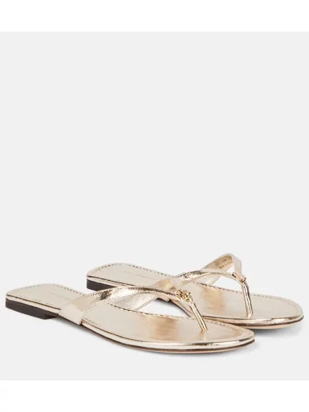 Chiloți tanga Tory Burch din piele